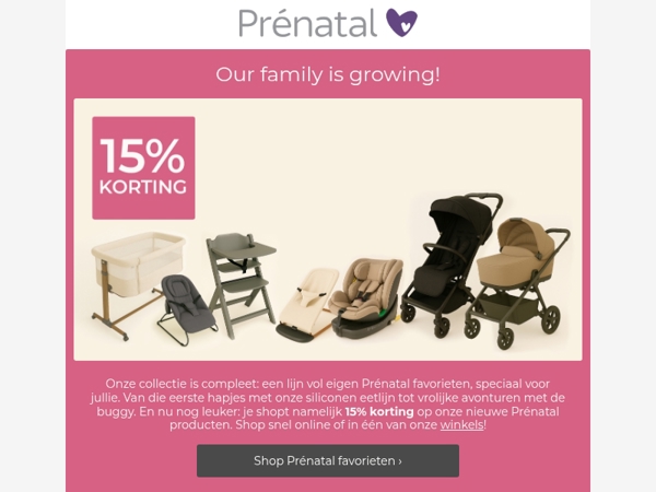 Our Prénatal family is growing 👪