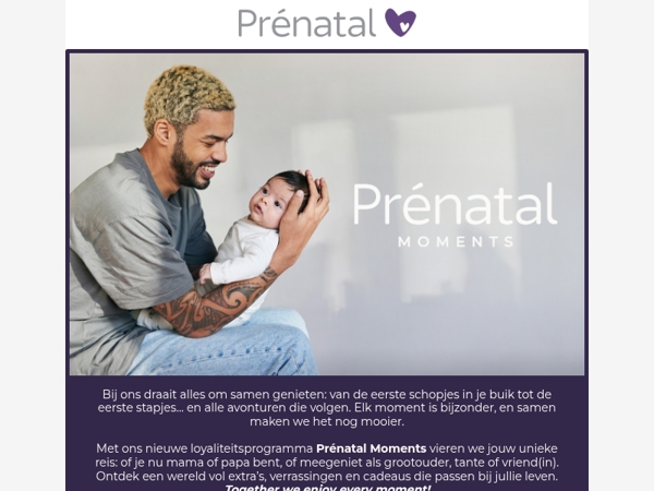 Met Prénatal Moments wordt samen genieten nóg leuker 💜