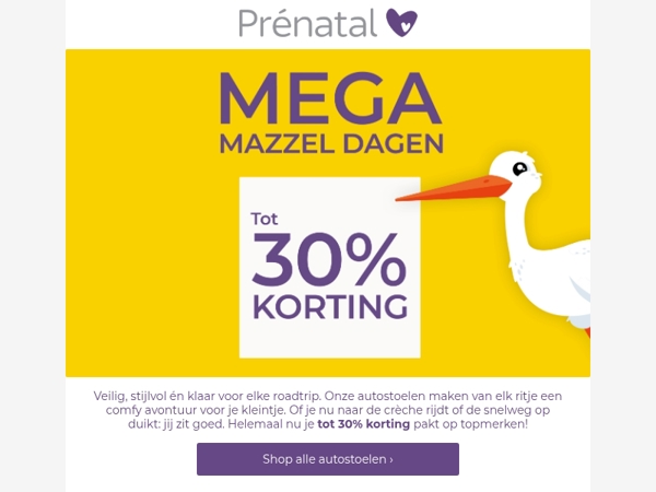 Uit de autostoel gegroeid? We got you Mail 💌