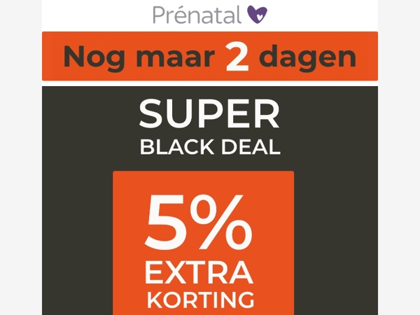 Alléén vandaag: 5% EXTRA korting ⏰