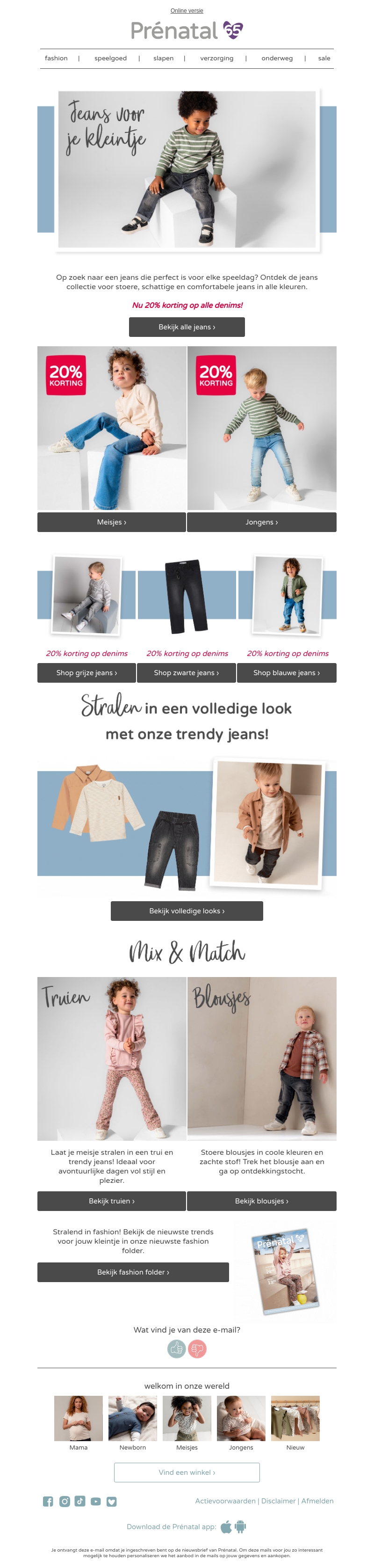 Shop nu de coolste kinderjeans 👖 Shop nu de coolste kinderjeans 👖