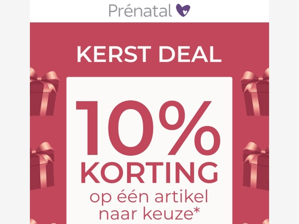 Uitbuiken en nagenieten? Pak 10% korting 🎄