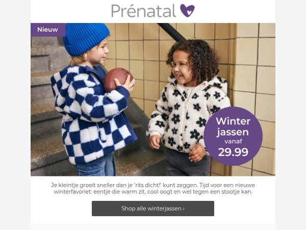 Warm & ready to play: ontdek onze nieuwe winterjassen 🧥​
