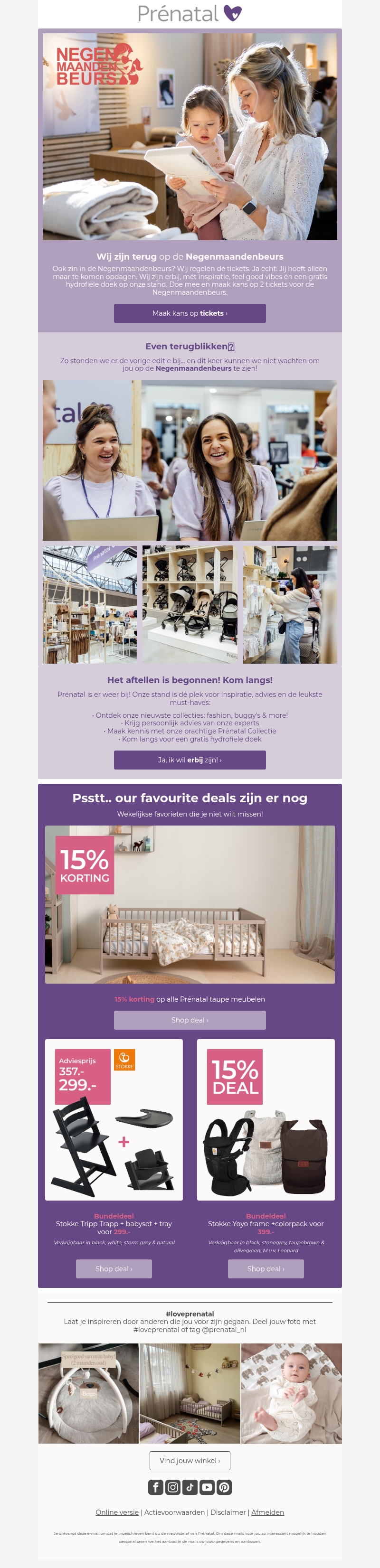 Mail, win 2 tickets voor de Negenmaandenbeurs 💜 Mail, win 2 tickets voor de Negenmaandenbeurs 💜