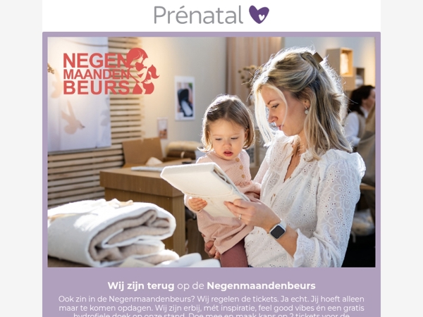 Mail, win 2 tickets voor de Negenmaandenbeurs 💜