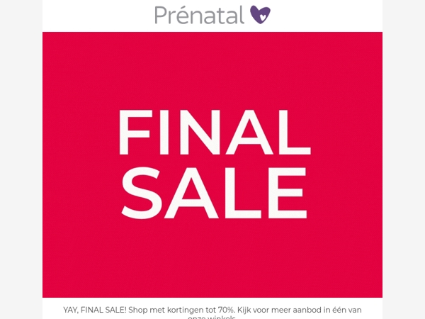 FINAL SALE is here ❤️