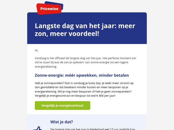 Haal maximaal voordeel uit de langste dag van het jaar