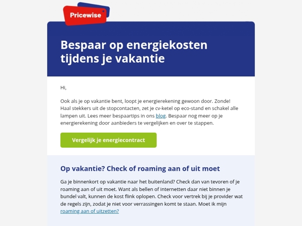 Bespaar terwijl je zorgeloos op vakantie gaat