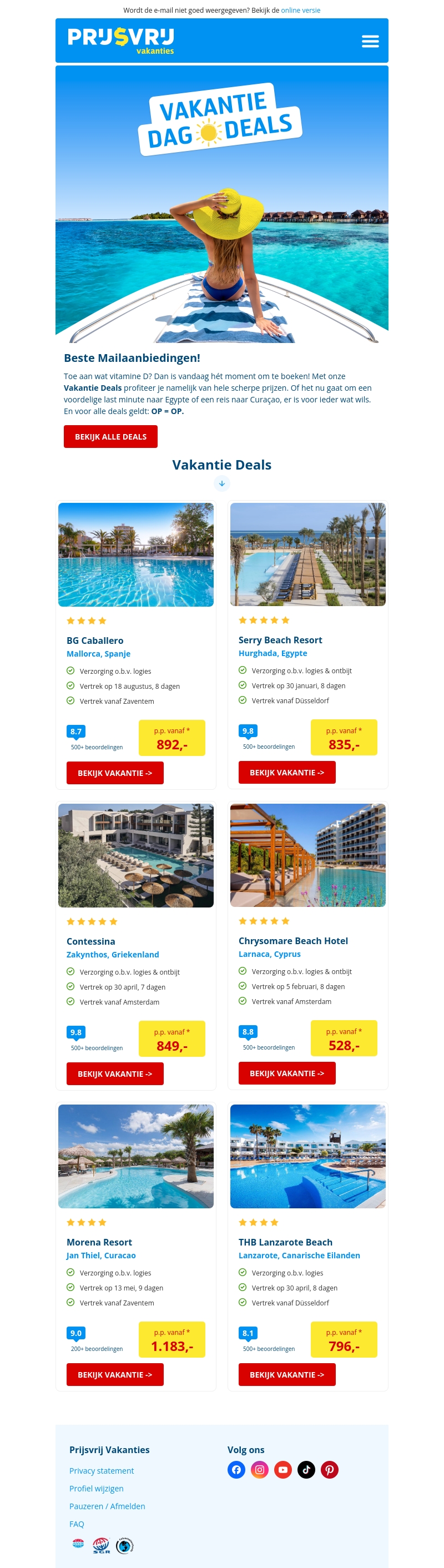 De beste deals van vandaag ⏰ De beste deals van vandaag ⏰