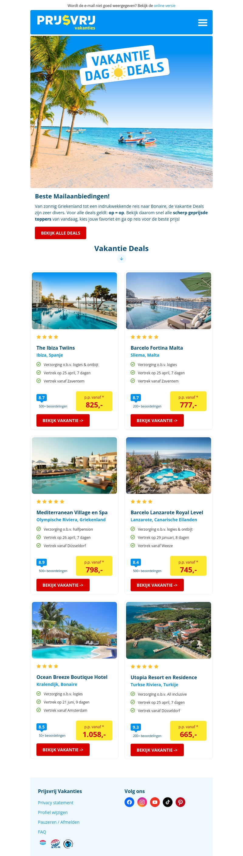 6 reisjes voor leuke prijsjes ☀️ 6 reisjes voor leuke prijsjes ☀️