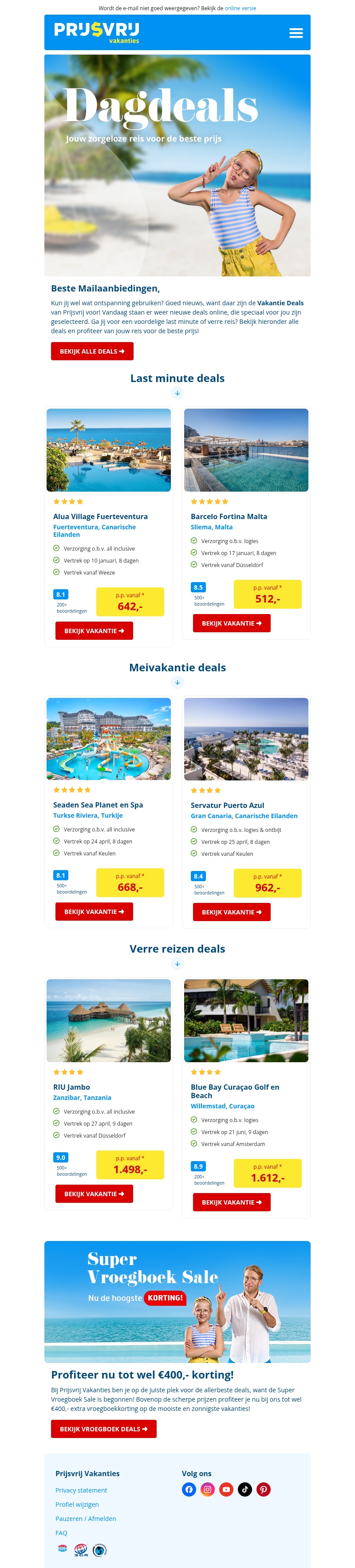Nieuwe dag, nieuwe deals π€ Nieuwe dag, nieuwe deals π€