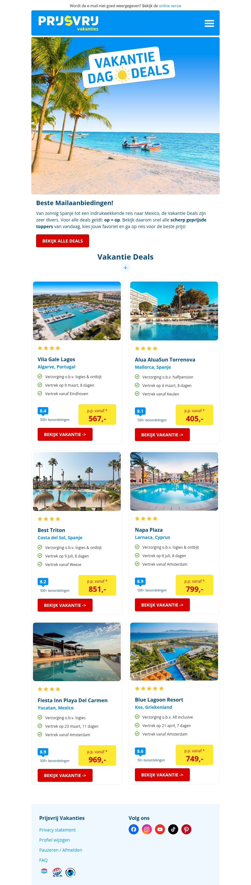 6 reisjes voor leuke prijsjes ☀️ 6 reisjes voor leuke prijsjes ☀️