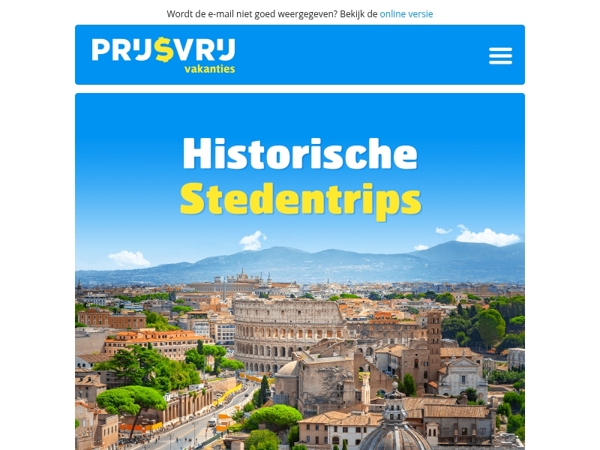 Sfeervolle stedentrips boordevol historie: hier moet je zijn