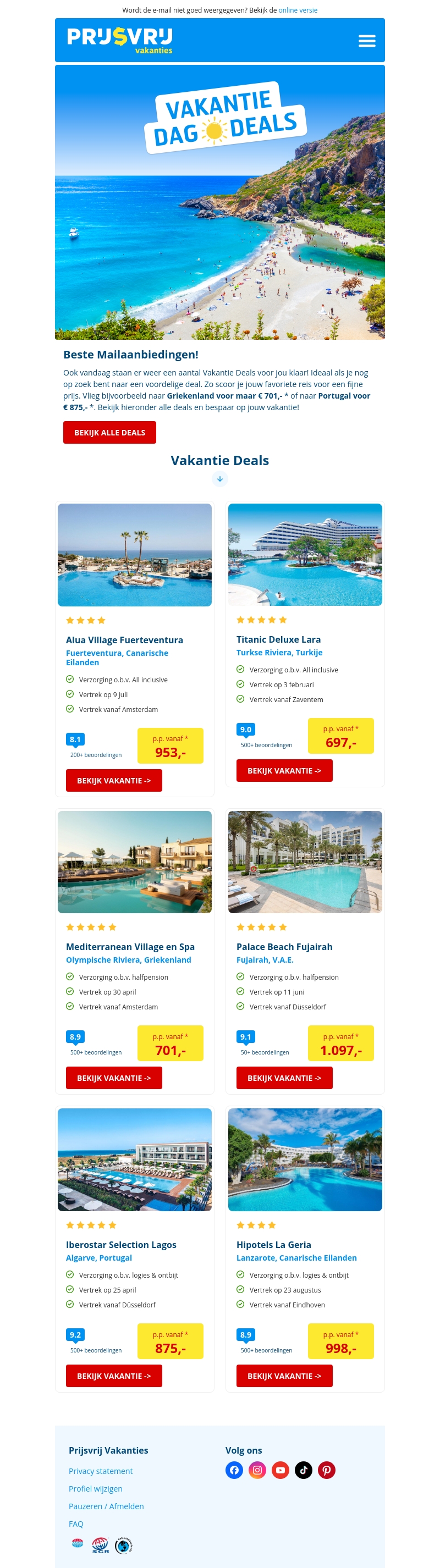 Wil jij goedkoop op vakantie? Wil jij goedkoop op vakantie?