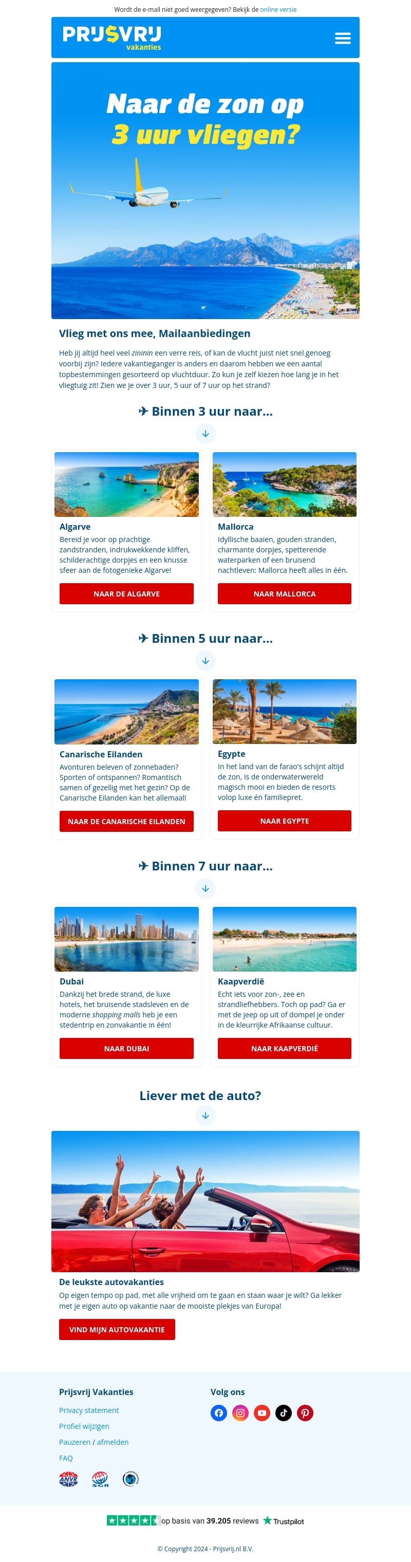 Binnen 3 uur aan het strand? ☀️ Binnen 3 uur aan het strand? ☀️