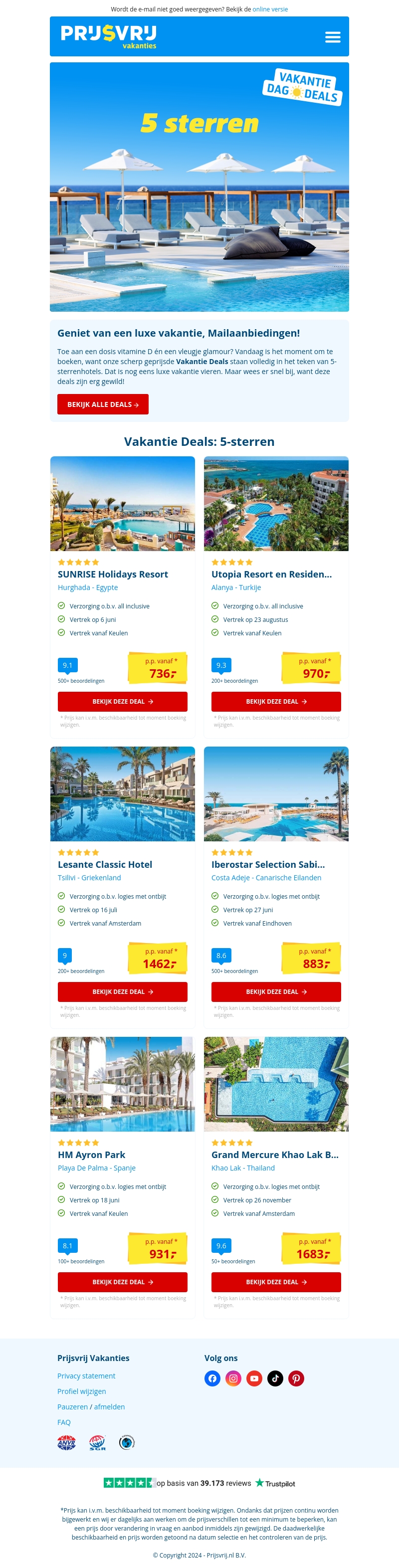 Dagdeals: 5-sterren! 🌟 Dagdeals: 5-sterren! 🌟