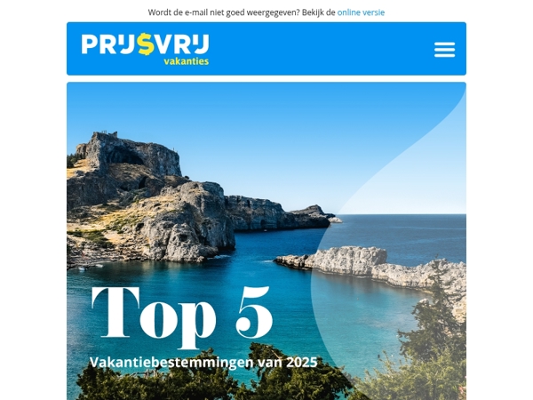 Dit waren de populairste bestemmingen van 2025