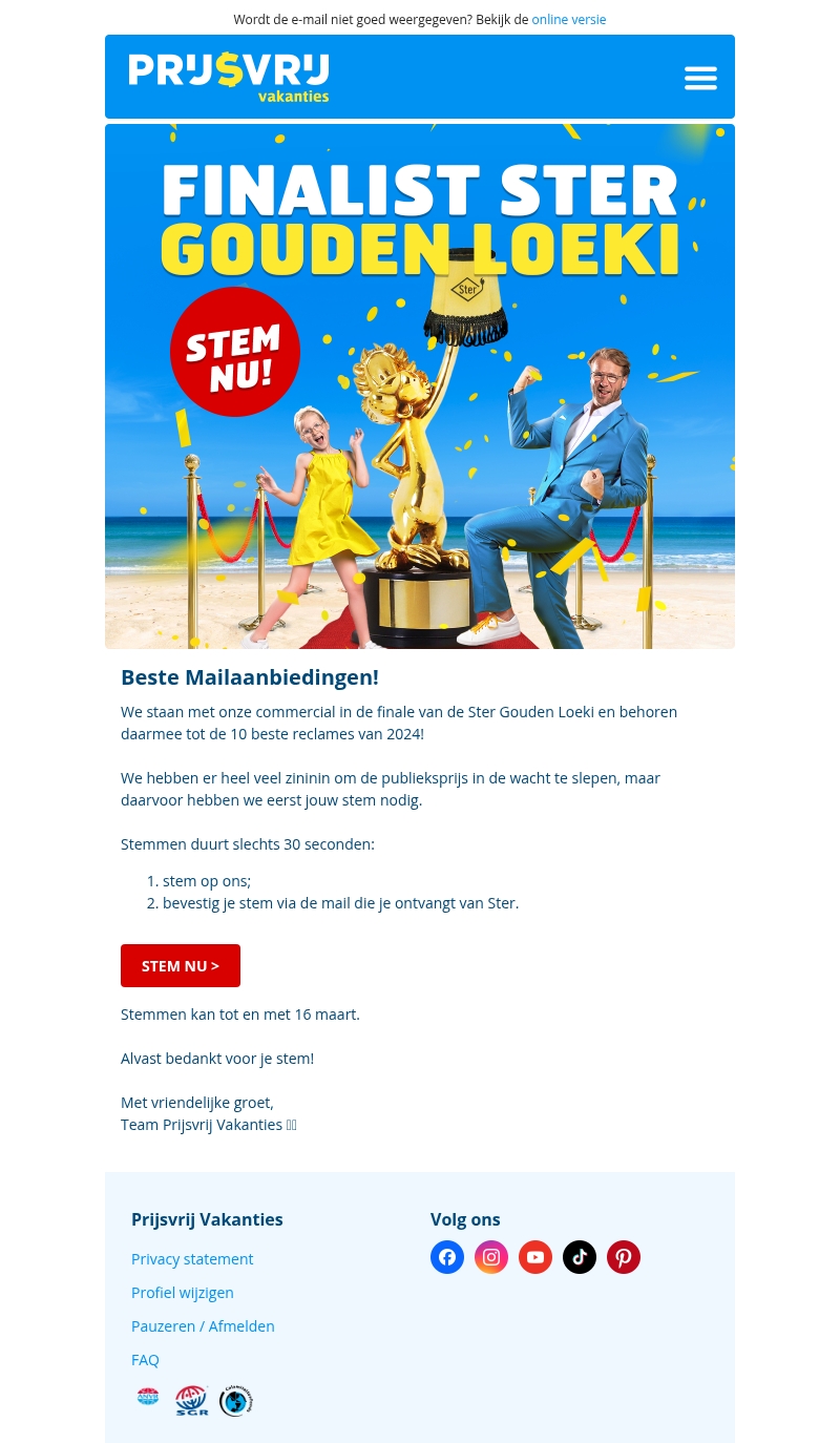 Help Leo & Liselot aan de Gouden Loeki! 💛💙 Help Leo & Liselot aan de Gouden Loeki! 💛💙