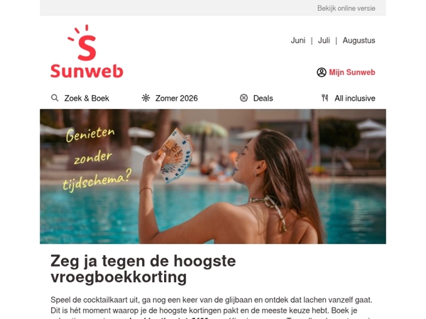 Allerhoogste korting: €400 + €50 p.p.