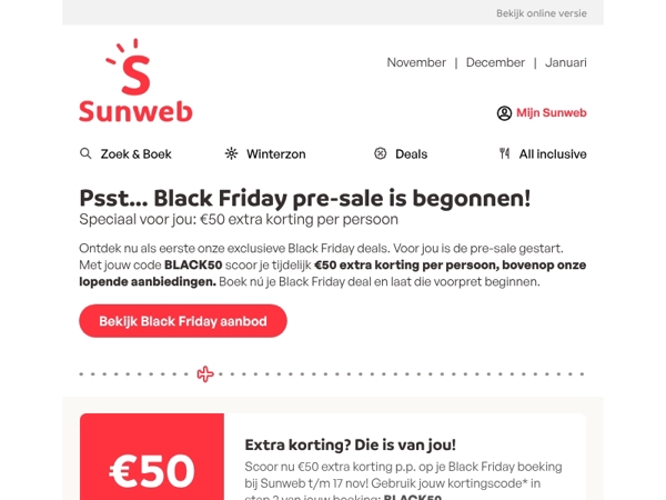 🎉 Black Friday is begonnen!