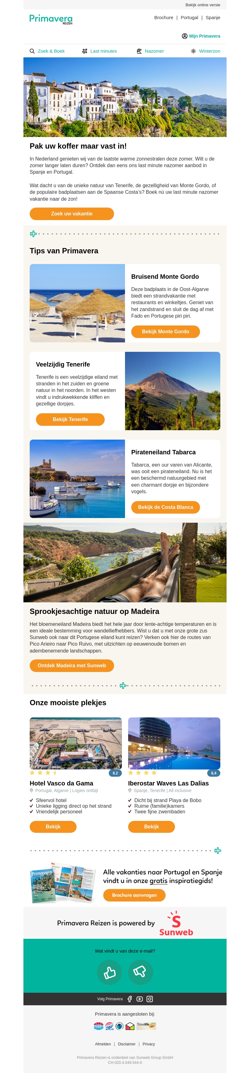 Last minute genieten in oktober Last minute genieten in oktober