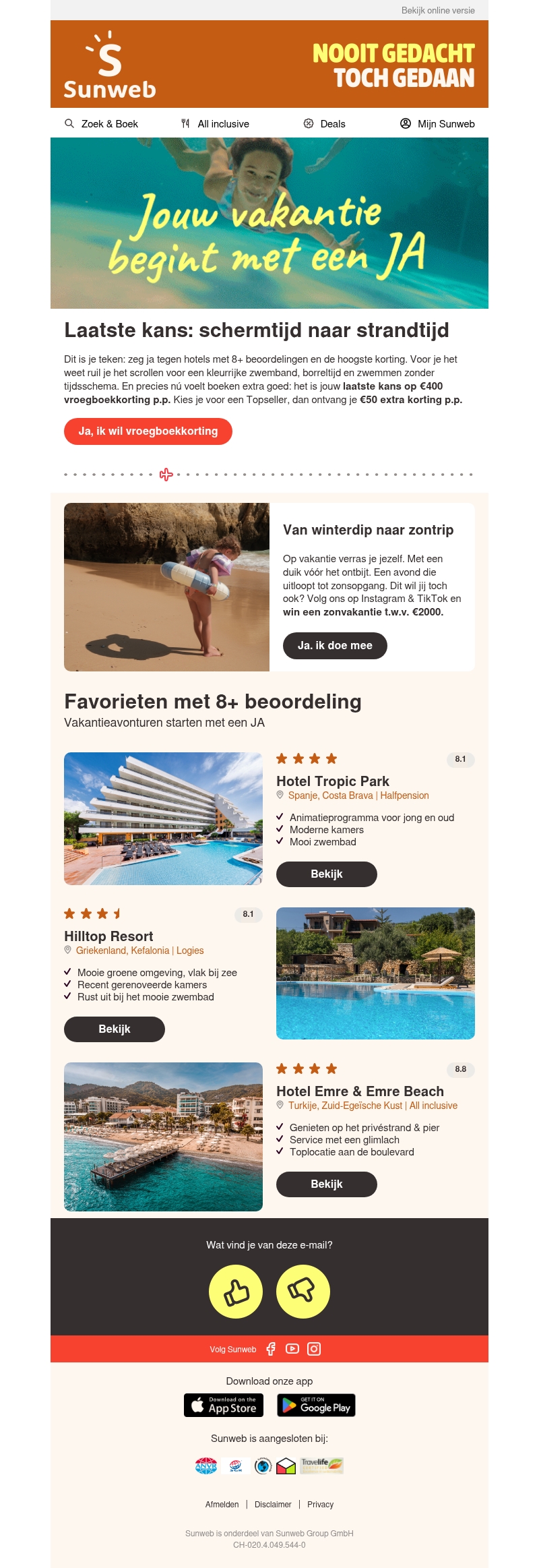 Laatste kans: zeg jij ja? Laatste kans: zeg jij ja?