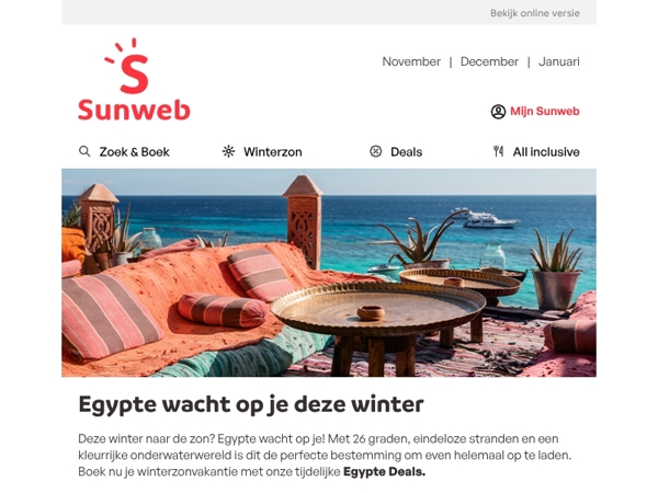 Wanneer vlieg jij naar Egypte? ☀️