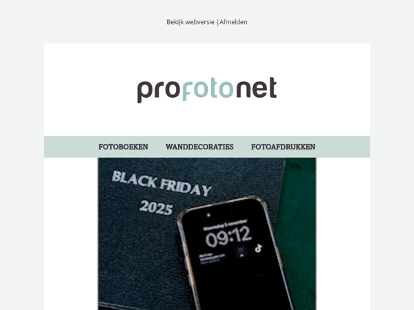 Het is zover. Black Friday acties bij Profotonet!