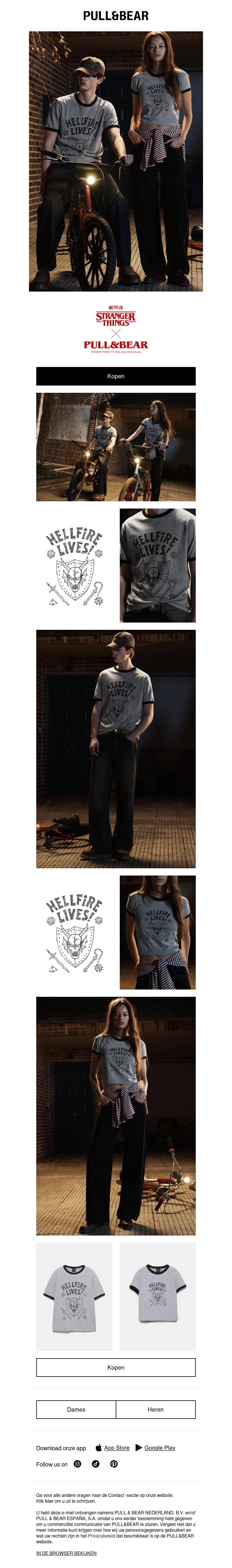 Het exclusieve T-shirt | Stranger Things x PB Het exclusieve T-shirt | Stranger Things x PB