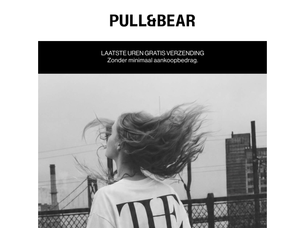 Laatste uren: Gratis verzending