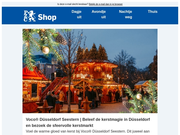 Beleef de kerstmagie in Düsseldorf