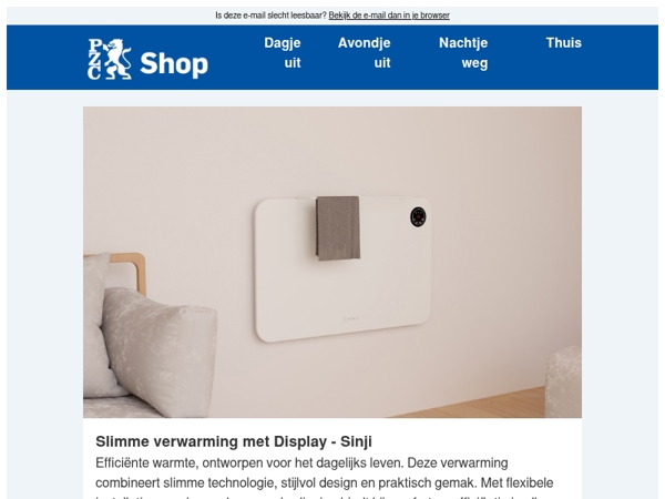 Efficiënte warmte, ontworpen voor het dagelijks leven