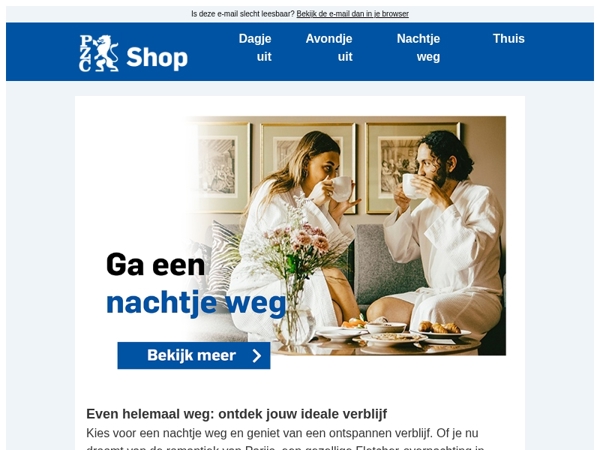 Nachtjes weg: Ontsnap met korting