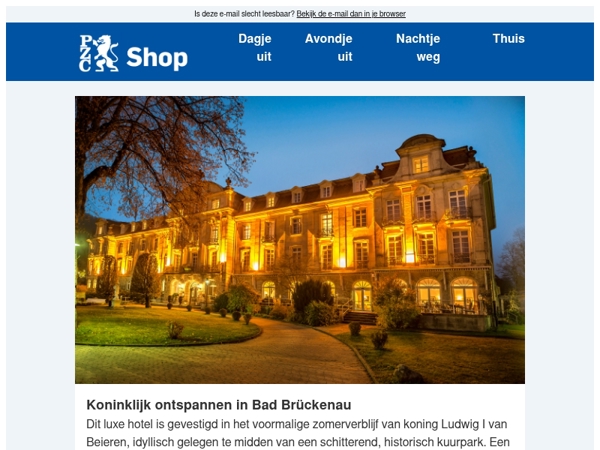 Overnacht in het voormalige zomerverblijf van koning Ludwig I van Beieren