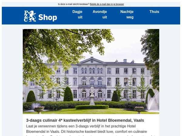 Laat je verwennen in het prachtige Hotel Bloemendal