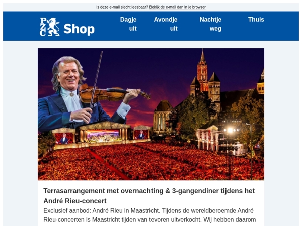 ​Exclusief aanbod: André Rieu in Maastricht
