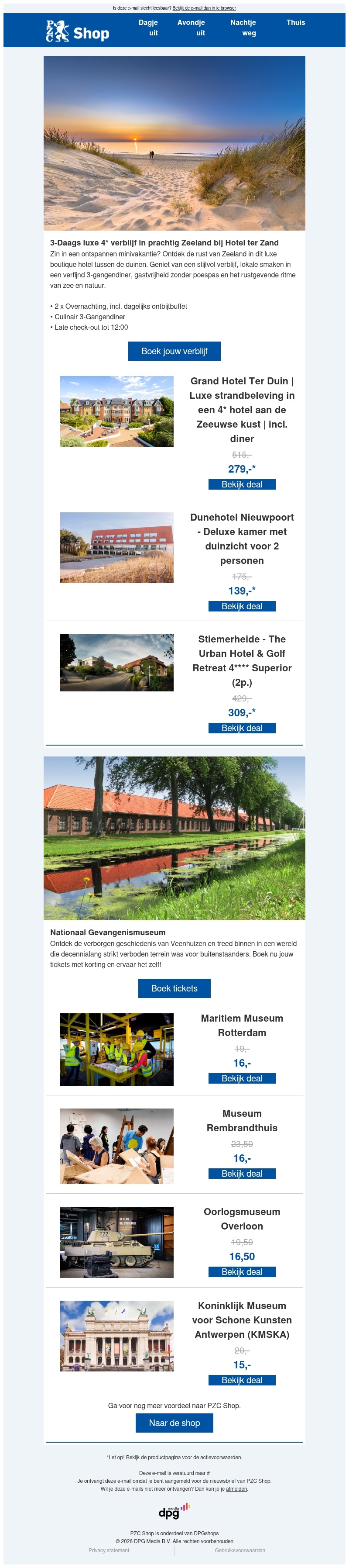 Geniet van een ontspannen minivakantie in Zeeland Geniet van een ontspannen minivakantie in Zeeland