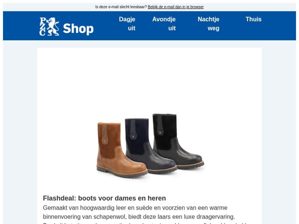 Tijdelijke aanbieding: stijlvolle laarzen