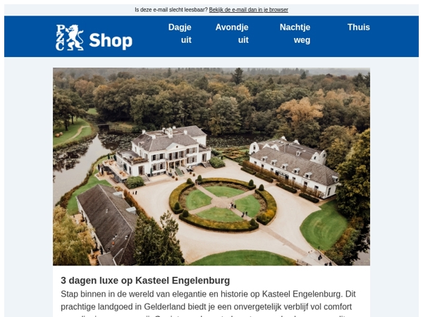 Overnacht extra voordelig in een uniek kasteel