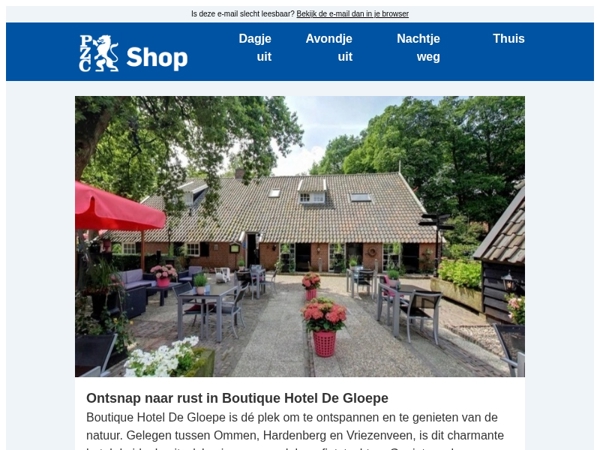 Voordelig een luxe overnachting in Twente