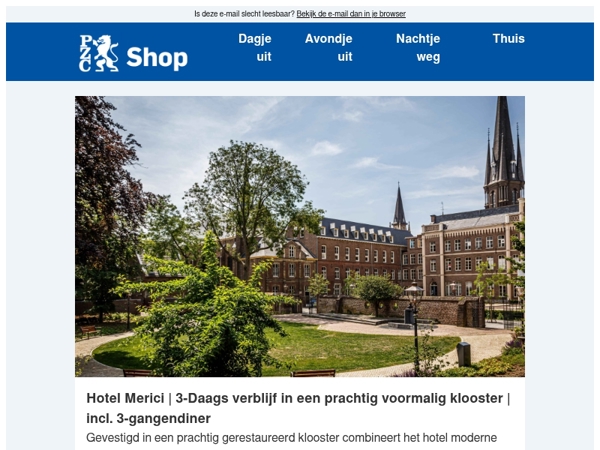 Overnacht in een voormalig klooster