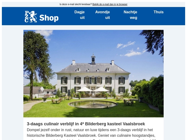 Dompel jezelf voordelig onder in rust, natuur en luxe