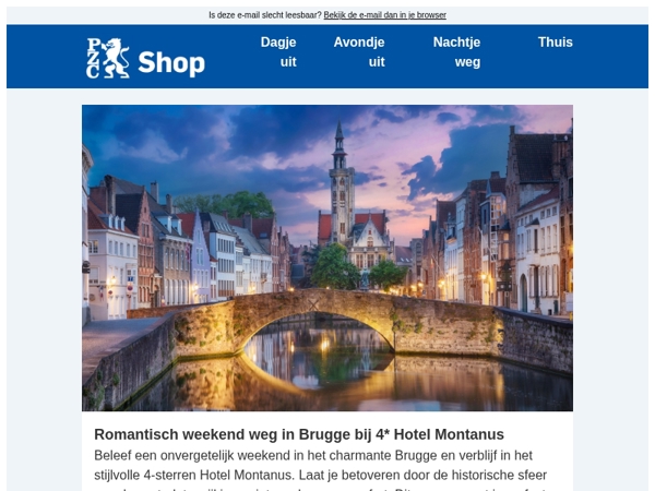 Beleef een onvergetelijk weekend in het charmante Brugge