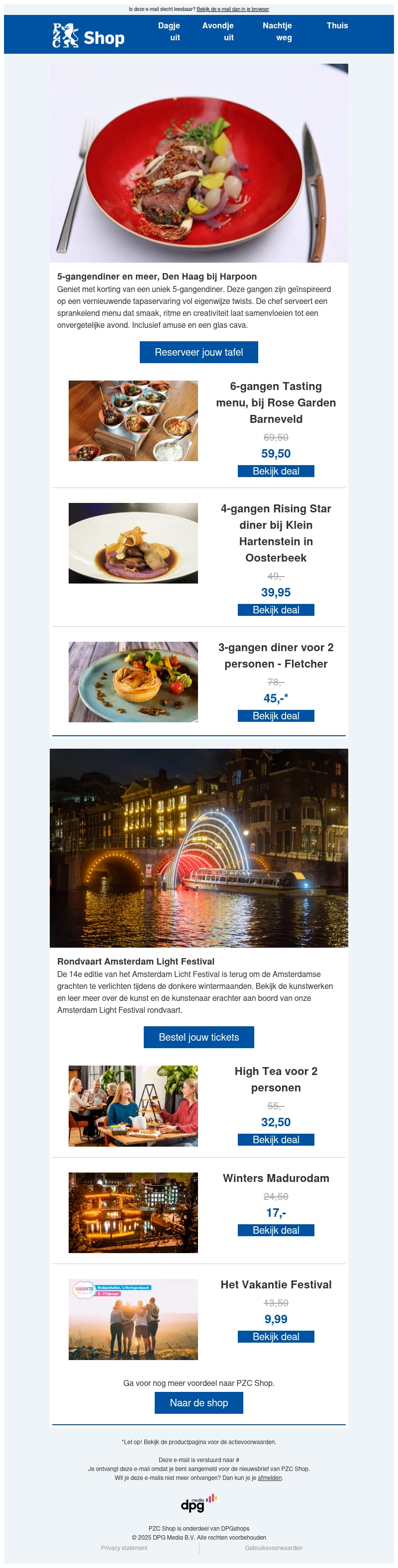 Ga ook na kerst heerlijk samen dineren met korting Ga ook na kerst heerlijk samen dineren met korting