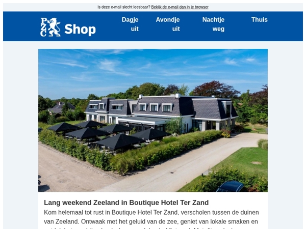 Kom helemaal tot rust in Zeeland