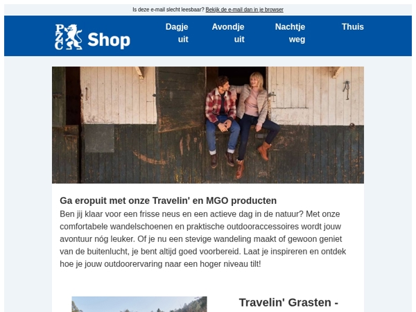 Meer dan 50% korting op wandelschoenen en meer