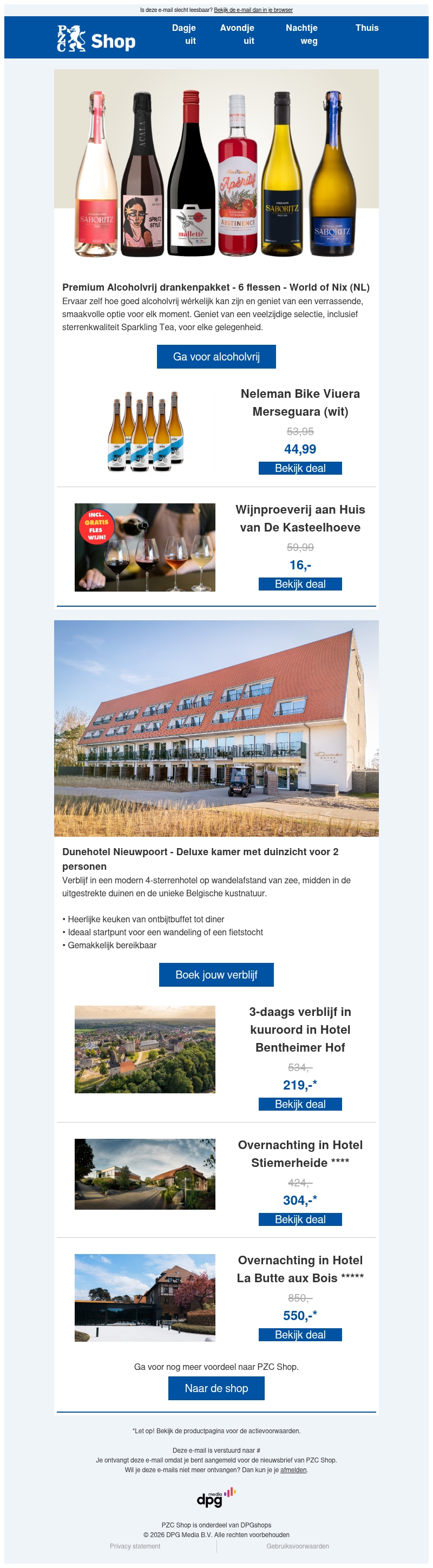 Probeer onze uitgebreide selectie alcoholvrije dranken Probeer onze uitgebreide selectie alcoholvrije dranken