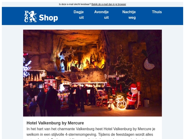 Sfeervol verblijf in Valkenburg tijdens de kerstperiode