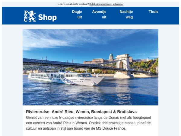 Luxe riviercruise langs de Donau