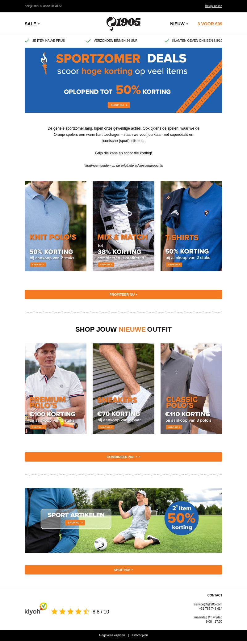 ☀️ Sportzomer Deals - mis het niet! ☀️ Sportzomer Deals - mis het niet!